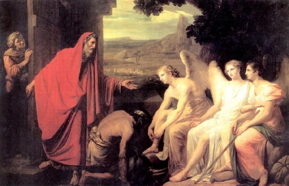 Apparizione di tre angeli ad Abramo alla quercia di Mamre - State Russian Museum, San Pietroburgo